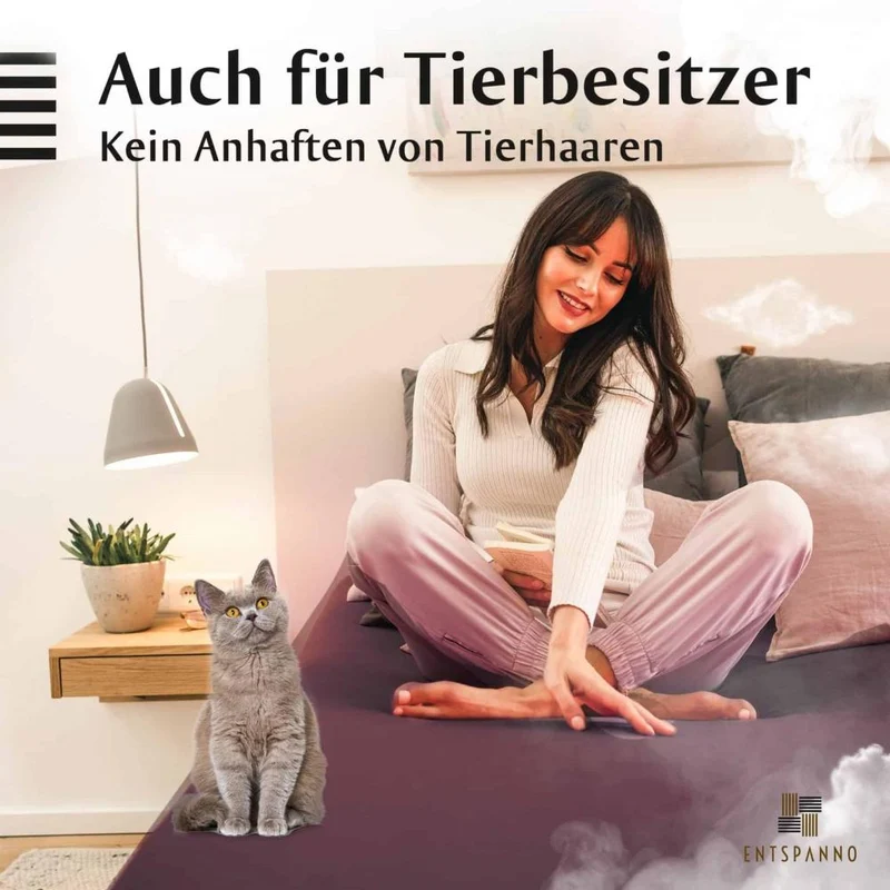 Luxus-Spannbettlaken 140-160 x 200-220 cm