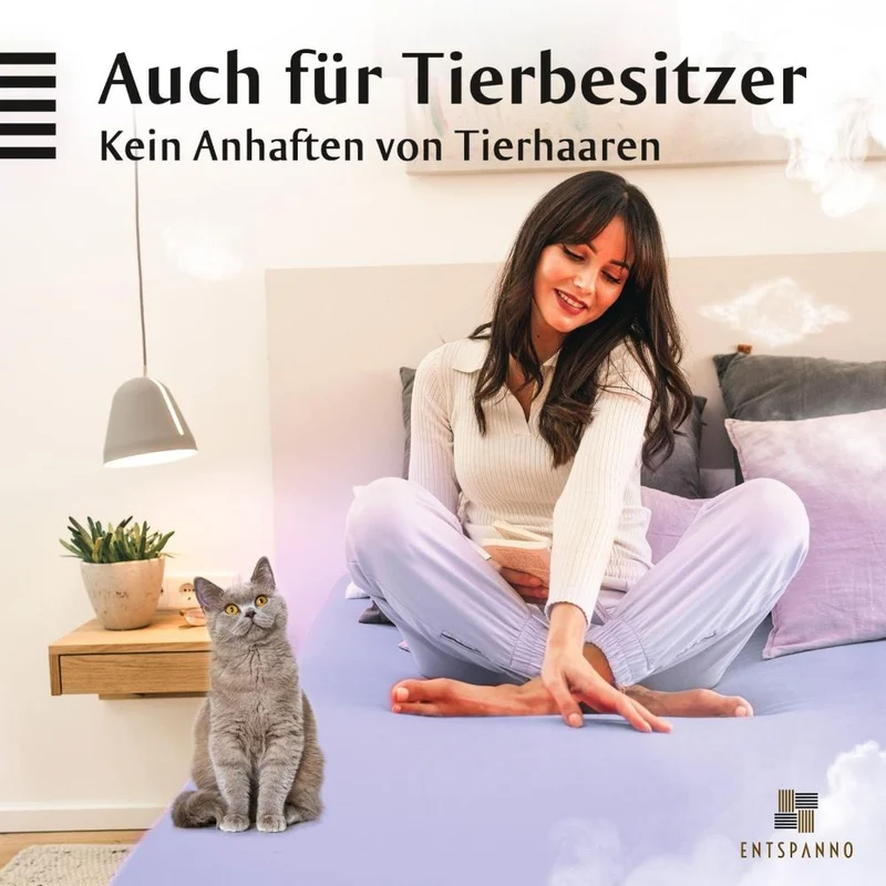 Luxus-Spannbettlaken 140-160 x 200-220 cm