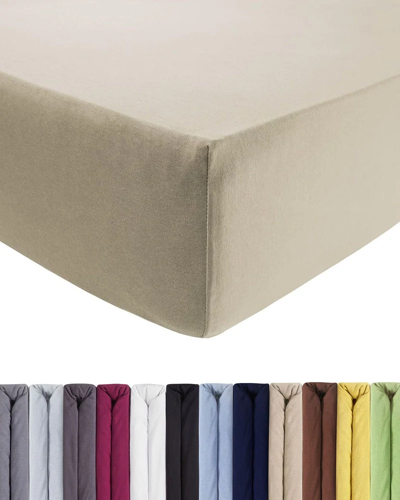 Luxus Spannbettlaken 120x200 - 130x220 cm