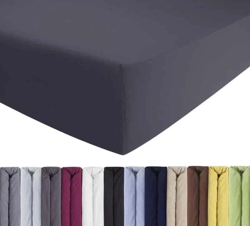 Luxus Spannbettlaken 90-100 x 200-220 cm