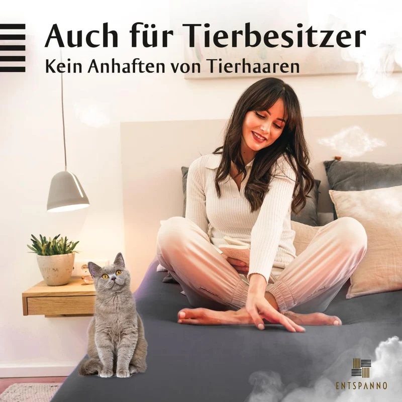 Luxus Spannbettlaken 90-100 x 200-220 cm