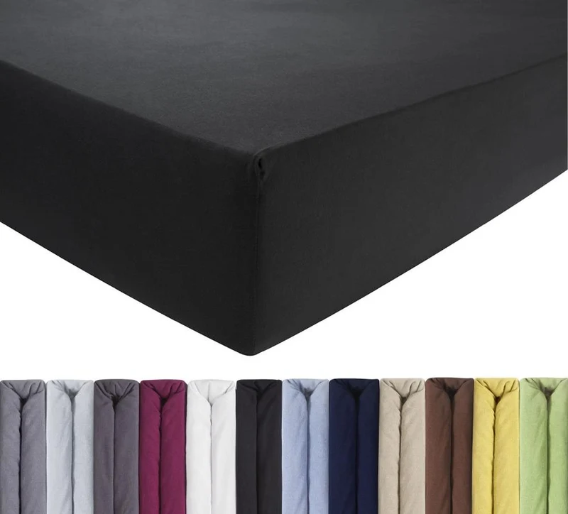 Luxus Spannbettlaken 90-100 x 200-220 cm