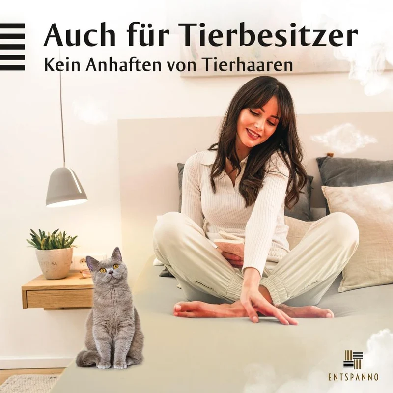 Luxus Spannbettlaken 90-100 x 200-220 cm