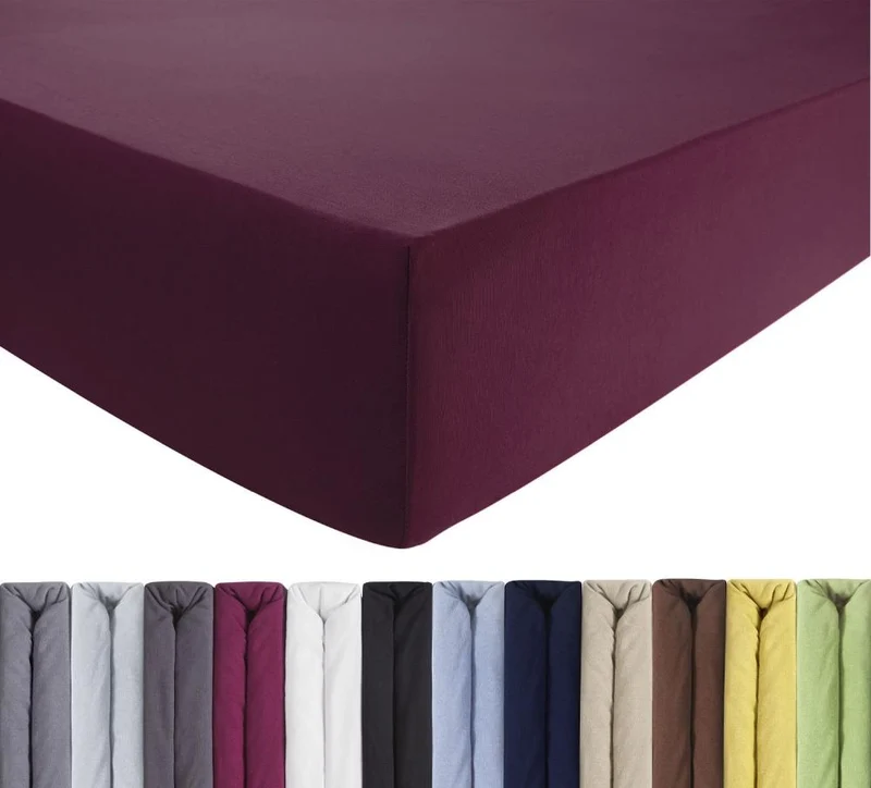 Luxus Spannbettlaken 90-100 x 200-220 cm