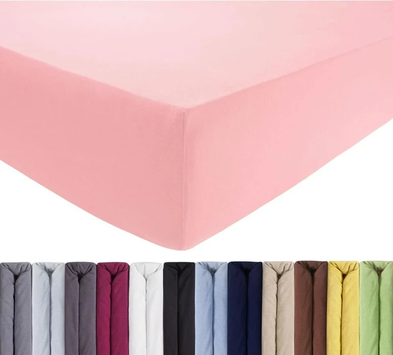 Luxus Spannbettlaken 90-100 x 200-220 cm