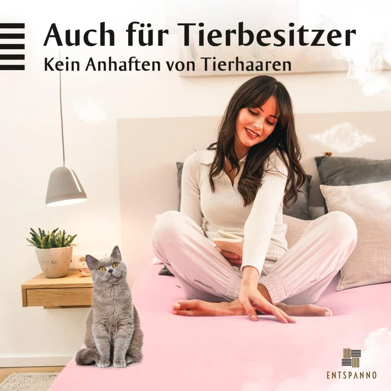 Luxus Spannbettlaken 90-100 x 200-220 cm