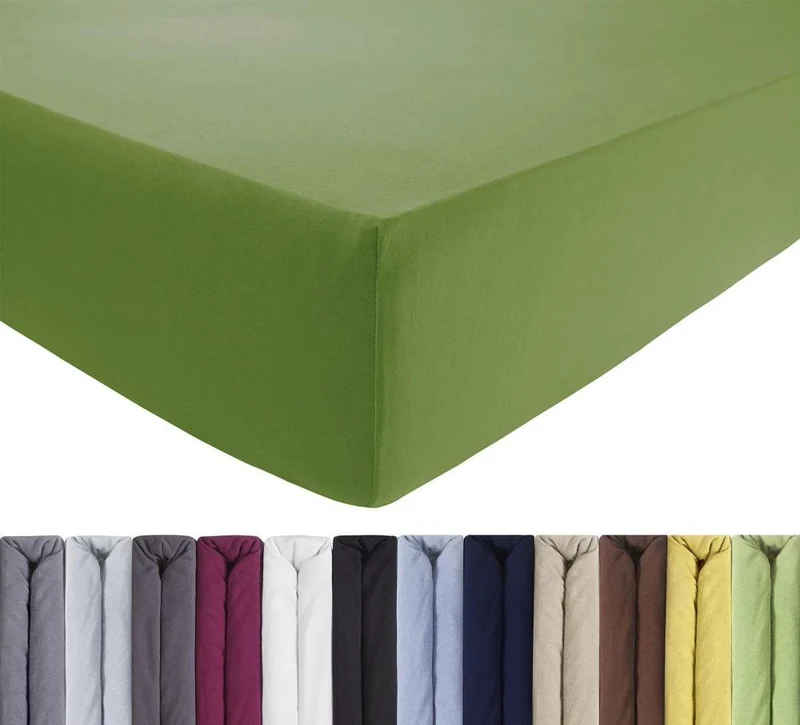 Luxus Spannbettlaken 90-100 x 200-220 cm