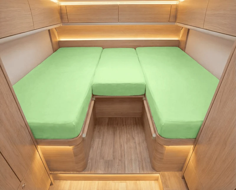 Luxus Spannbettlaken für Wohnmobil & Wohnwagen 3-teilig