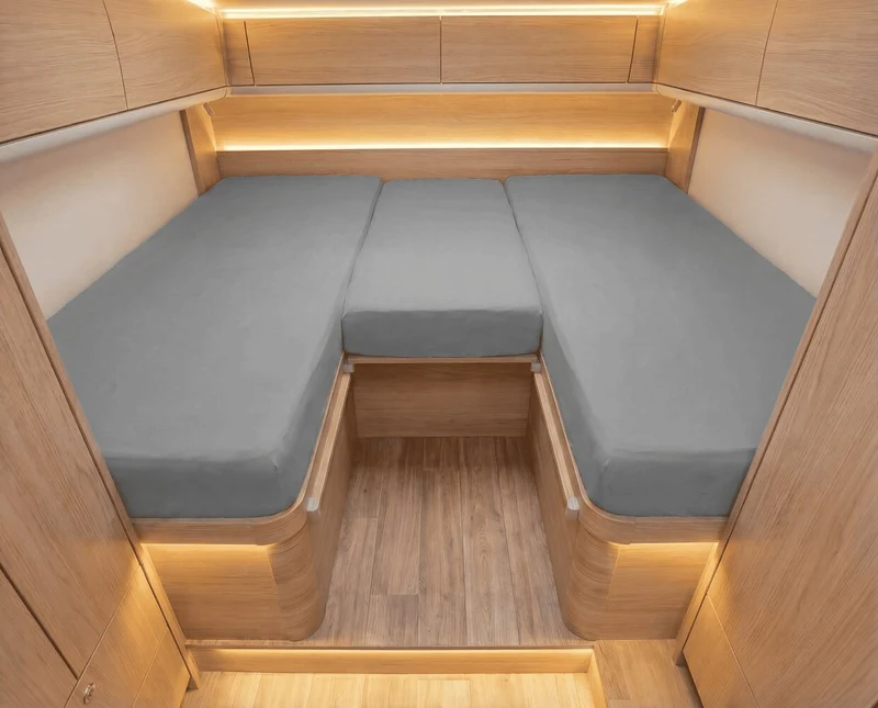 Luxus Spannbettlaken für Wohnmobil & Wohnwagen 3-teilig