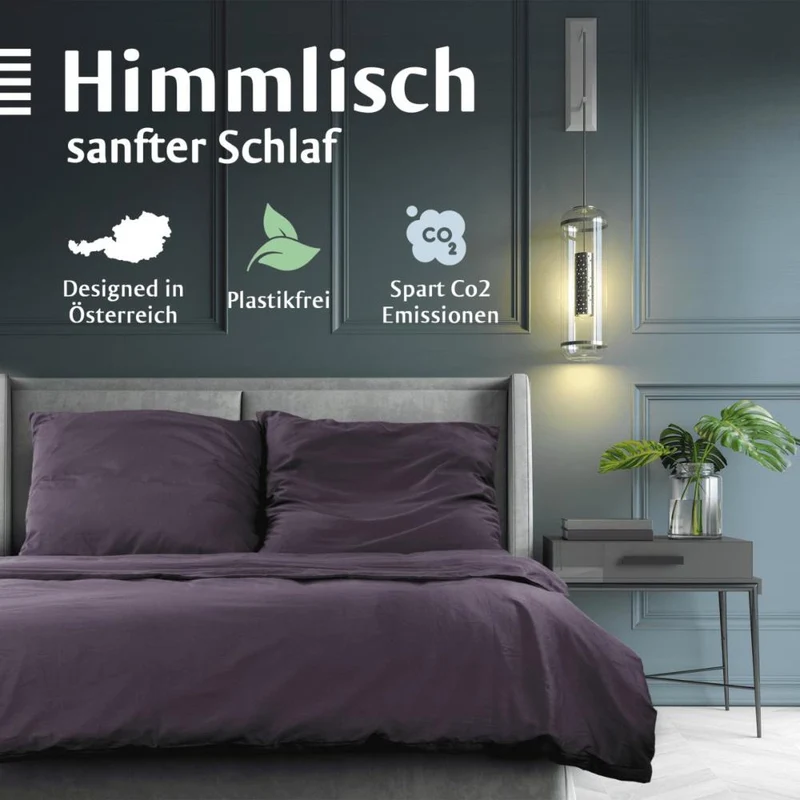 Luxus Baumwolle Satin Bettwäsche Deckenbezug