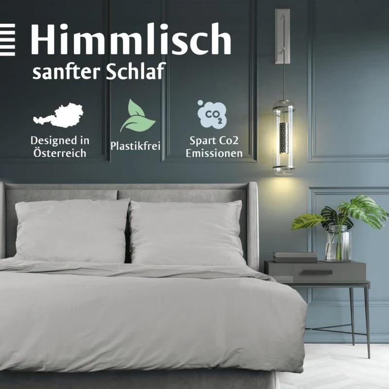 Luxus Baumwolle-Satin Bettwäsche Set