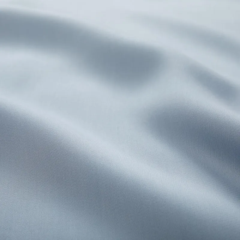 Satin-Spannbettlaken Seretta [Hellblau]