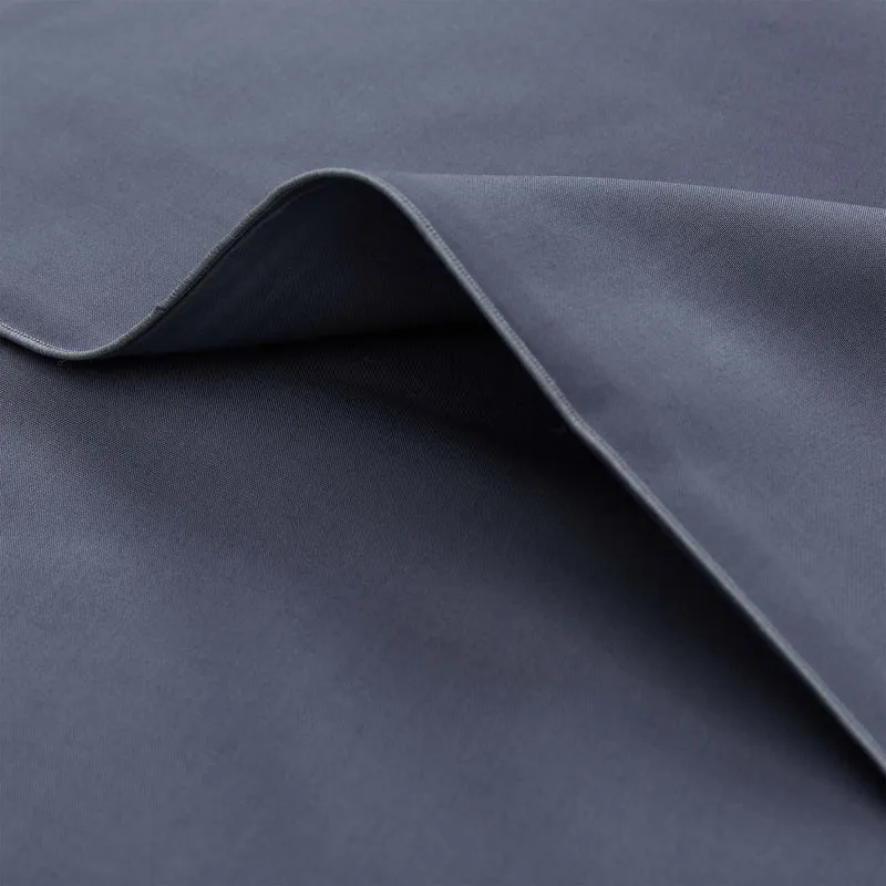 Perkal-Bettwäsche-Set Areias [Dunkles Graublau/Helles Graublau]