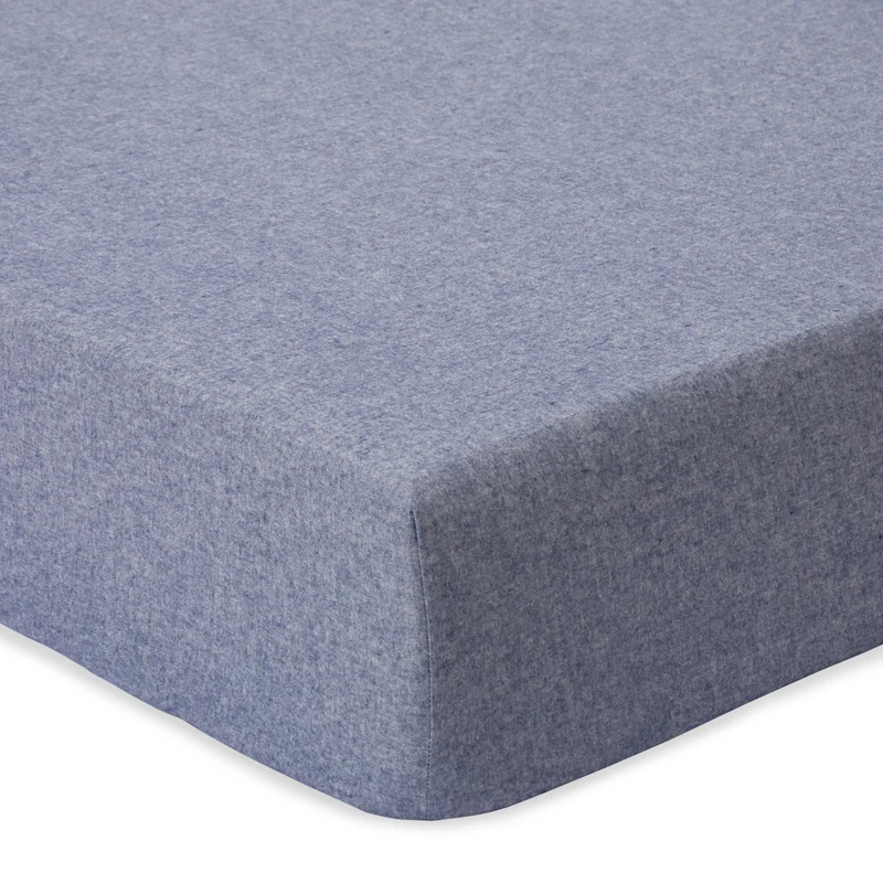 Flanell-Spannbettlaken Melloa [Blau]