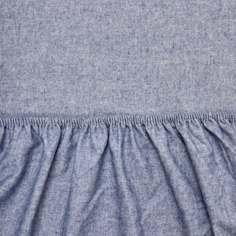 Flanell-Spannbettlaken Melloa [Blau]