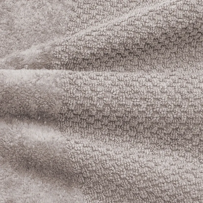 Handtücher "Popcorn" - Taupe - 6x 50x100cm