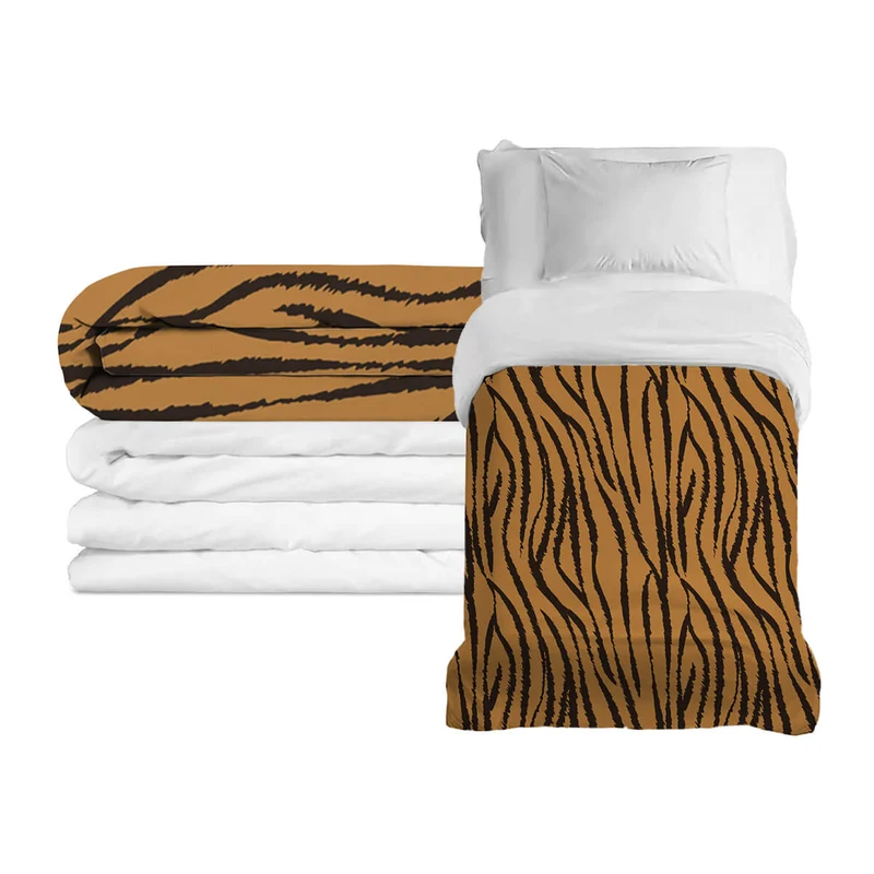 PREMIUM Animal Print Gewichtsdecke für Erwachsene