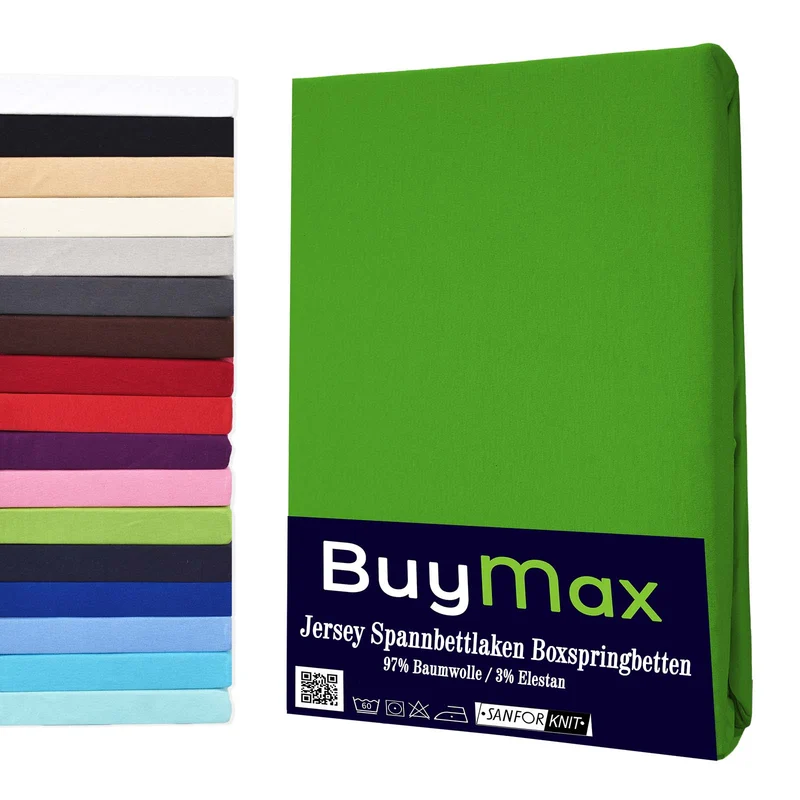 Jersey Wasserbett Spannbettlaken, 180x200 - 200x220 cm