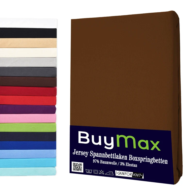 Jersey Wasserbett Spannbettlaken, 180x200 - 200x220 cm
