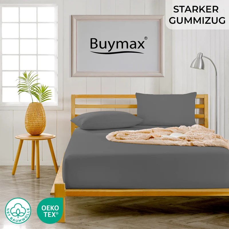 Jersey Wasserbett Spannbettlaken 140x200 - 160x220 cm