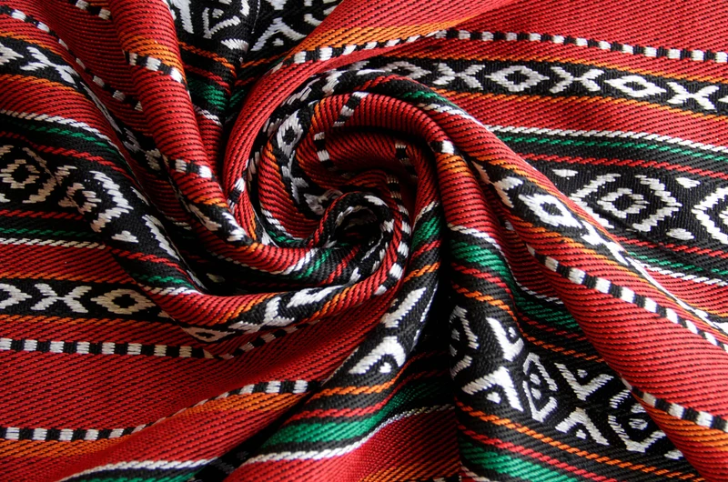 Poncho Stoff Ethno *Ab 50 cm