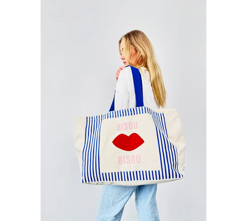 Canvas Shopper Bisou