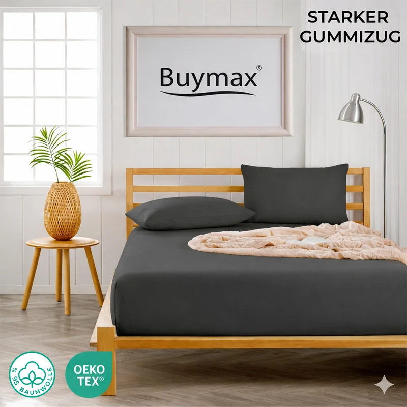 Premium Boxspringbett Spannbettlaken 180x200–200x220 cm