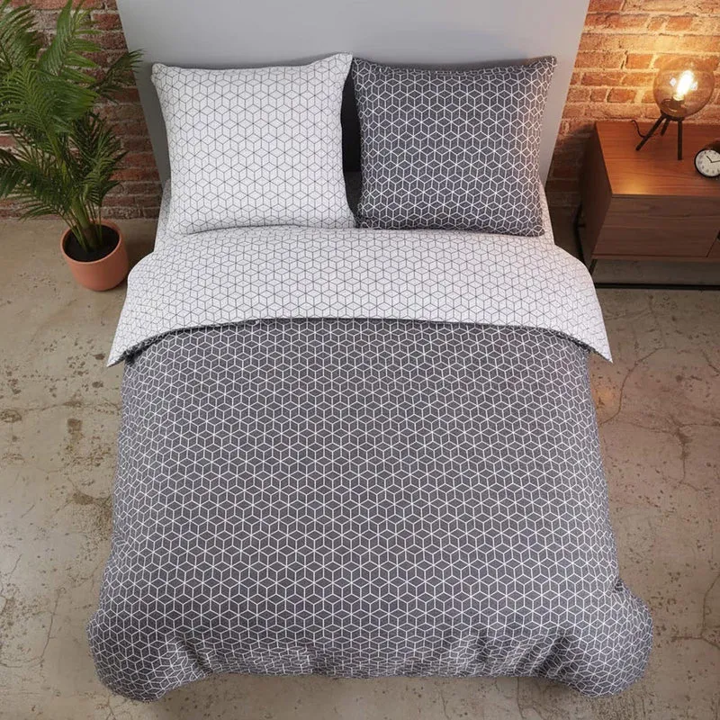 Renforcé Bettwäsche "Sillage", 100% Baumwolle, Reißverschluss, 80x80 cm Kissenbezug