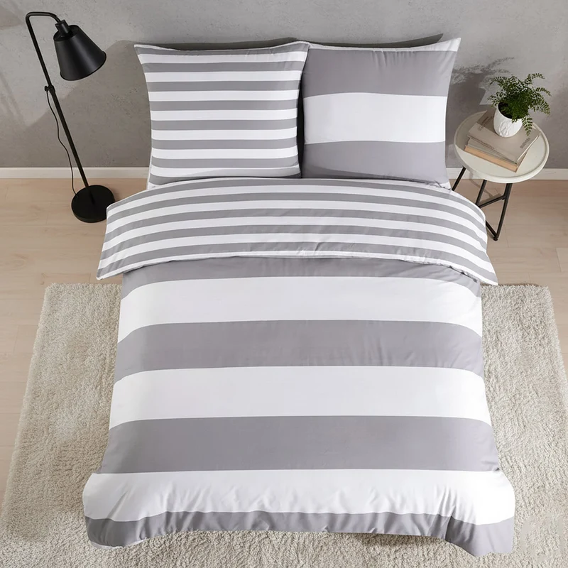 Renforcé Bettwäsche "Aspara", 100% Baumwolle, Reißverschluss, 80x80 cm Kissenbezug