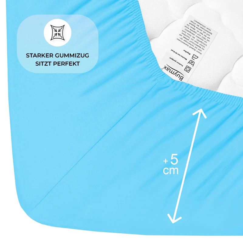 Topper Jersey Spannbettlaken 120x200 cm
