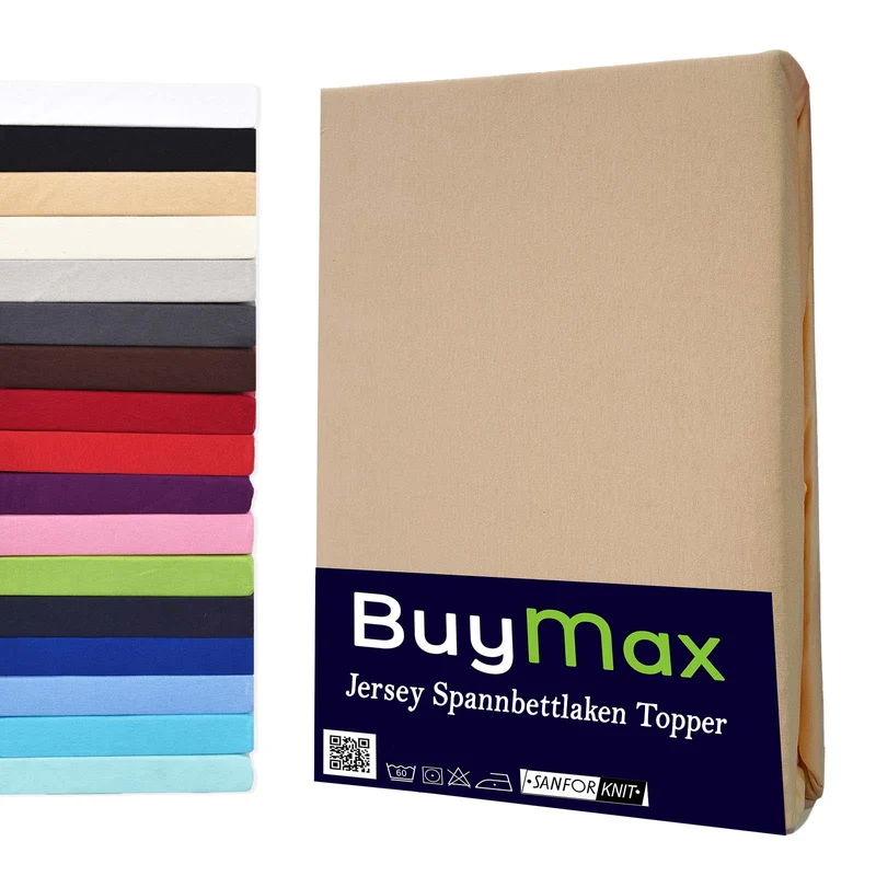 Topper Jersey Spannbettlaken 120x200 cm