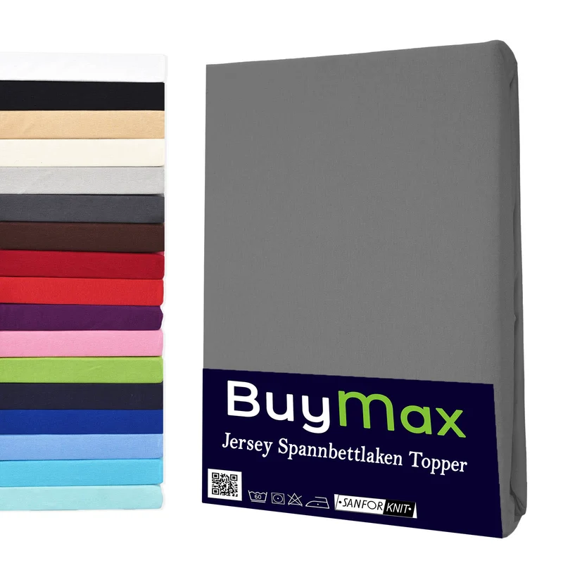 Topper Jersey Spannbettlaken 180x200 cm