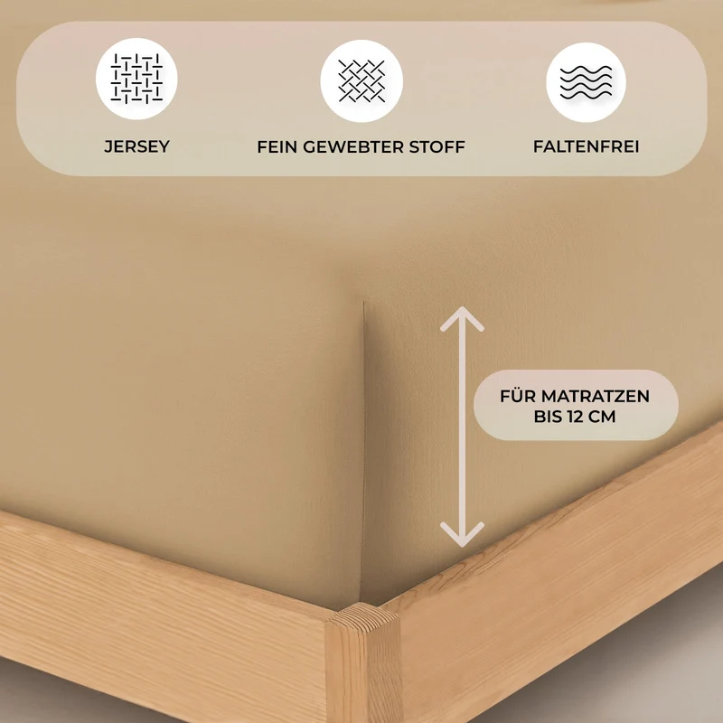 Topper Jersey Spannbettlaken 180x200 cm
