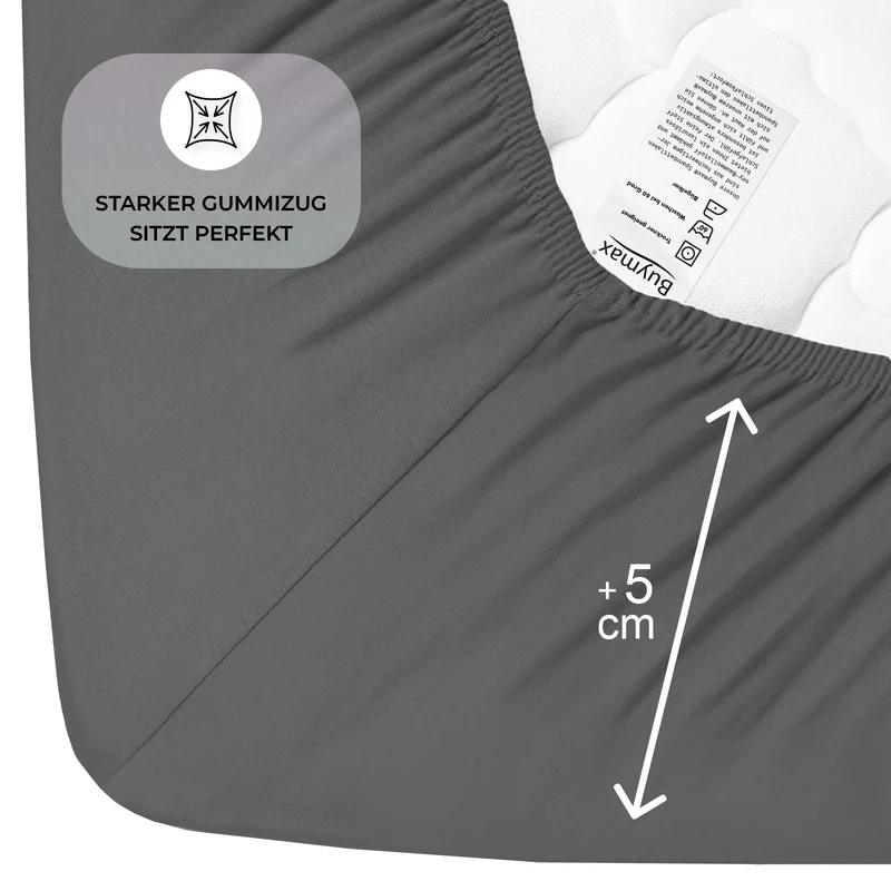 Topper Jersey Spannbettlaken 160x200 cm