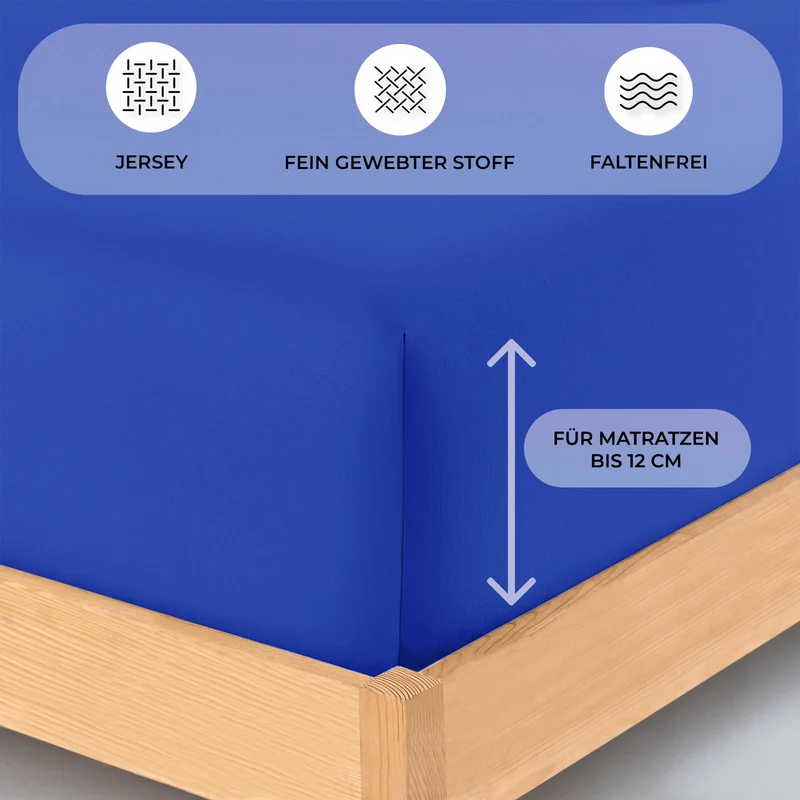 Topper Jersey Spannbettlaken 160x200 cm