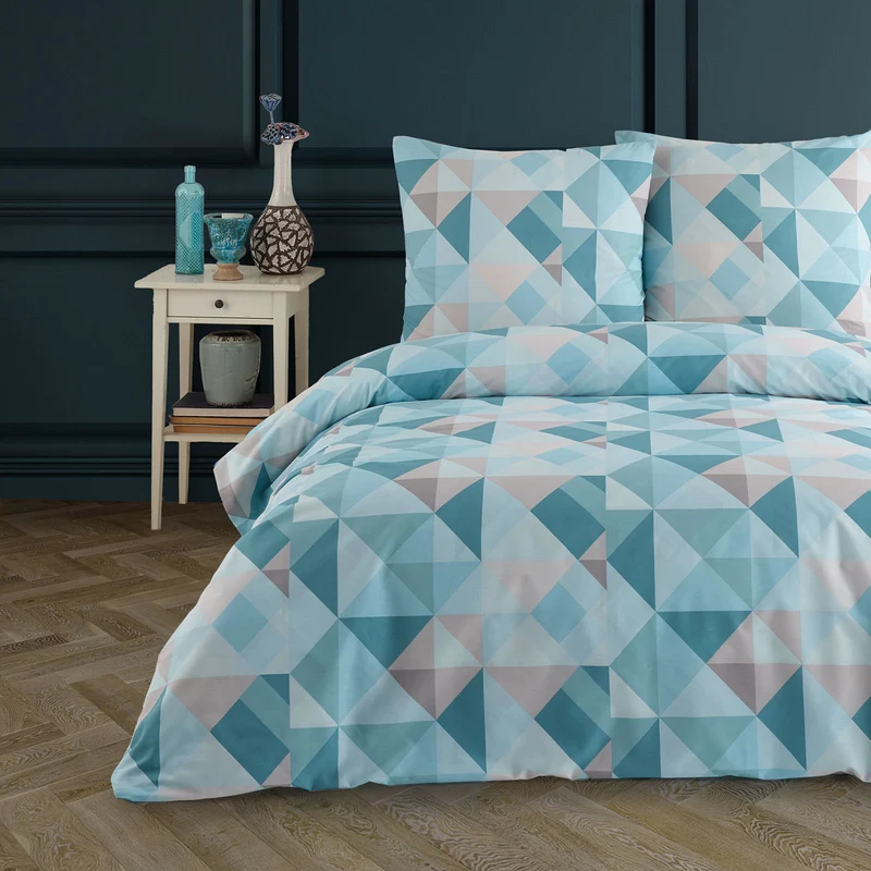 Renforcé Bettwäsche "Paloma", 100% Baumwolle, Reißverschluss, 80x80 cm Kissenbezug