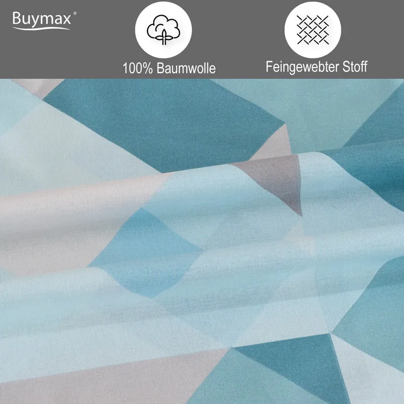Renforcé Bettwäsche "Paloma", 100% Baumwolle, Reißverschluss, 80x80 cm Kissenbezug