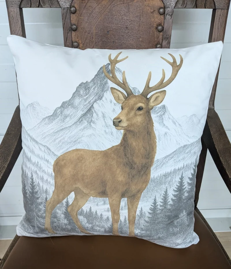 Samt Panele bedruckt für Kissen 45 x 45 cm