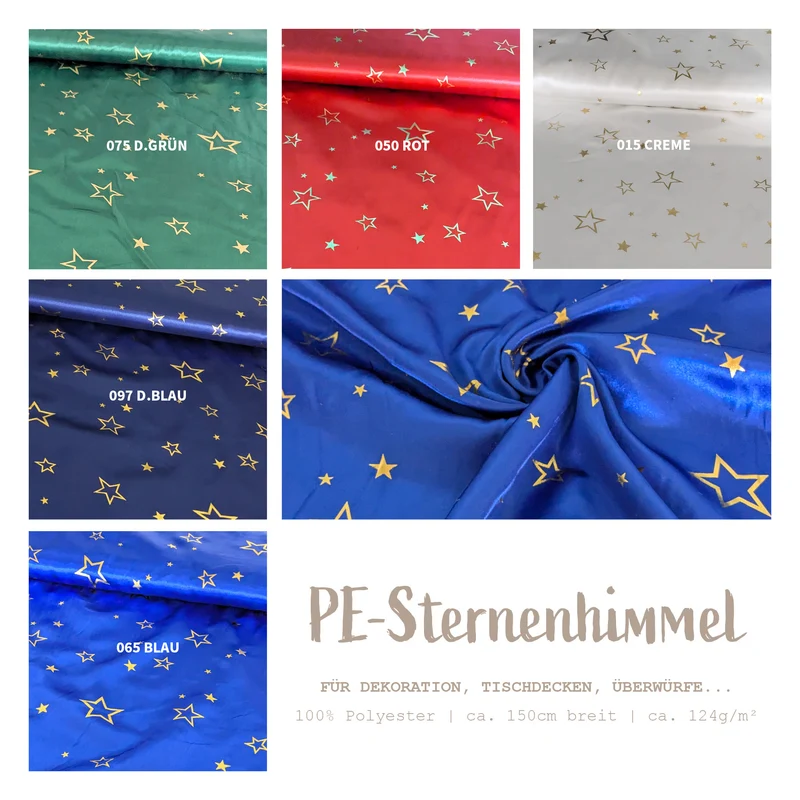 PE-Satin Sternenhimmel *Ab 50 cm