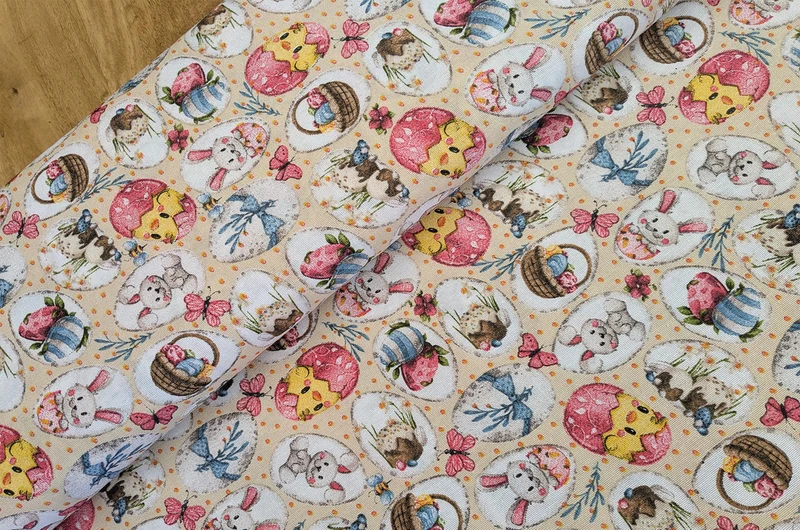 Dekostoff Ostereier *Ab 50cm
