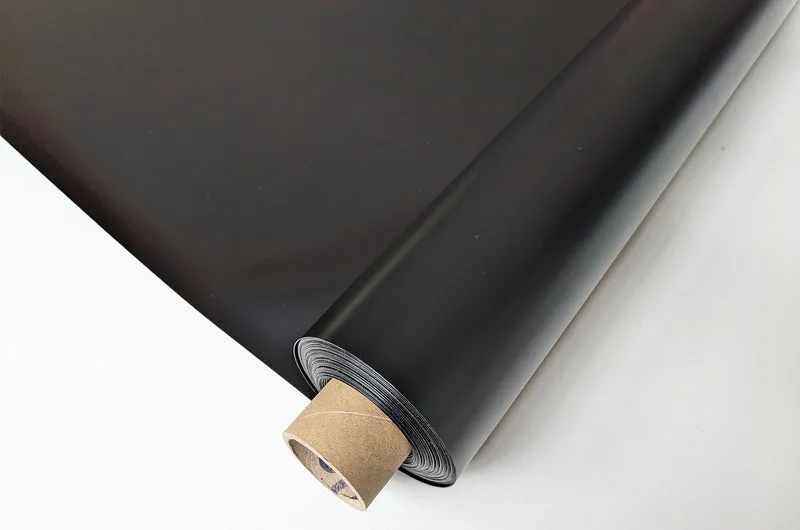 Lackfolie Premium Meterware einlagig schwarz *30 Meter Rolle