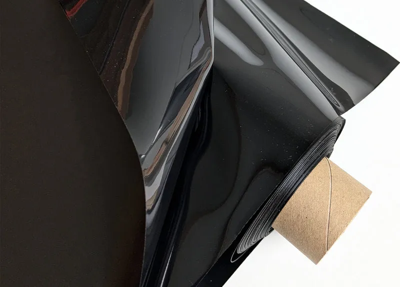 Lackfolie Premium Meterware einlagig schwarz *30 Meter Rolle