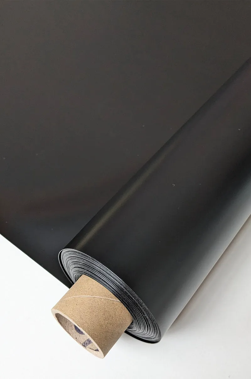 Lackfolie Premium Meterware einlagig schwarz *30 Meter Rolle