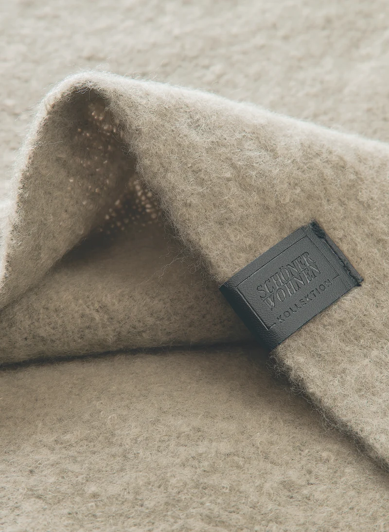 SCHÖNER WOHNEN Kuscheldecke - Wollstruktur 140x200cm