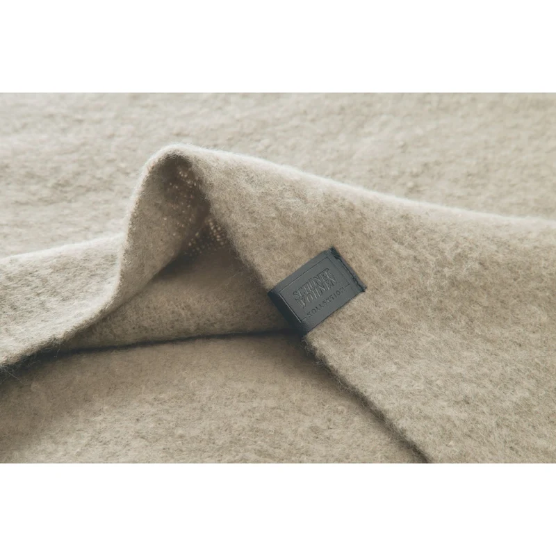SCHÖNER WOHNEN Kuscheldecke - Wollstruktur 140x200cm