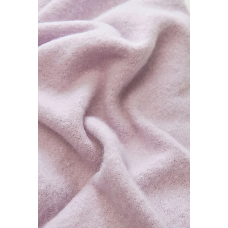 SCHÖNER WOHNEN Kuscheldecke - Wollstruktur 140x200cm