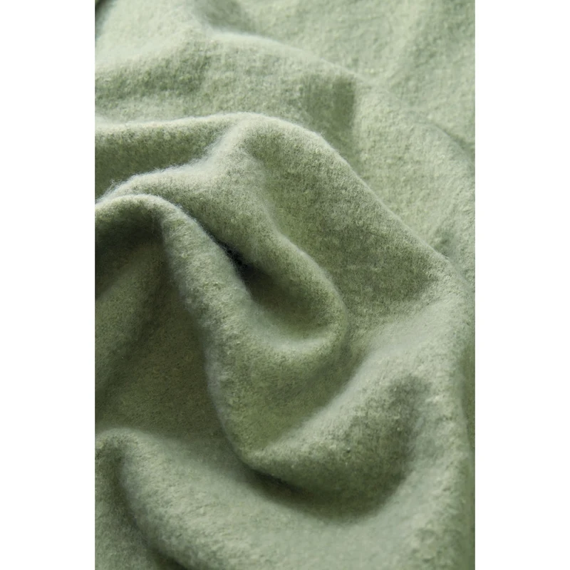 SCHÖNER WOHNEN Kuscheldecke - Wollstruktur 140x200cm