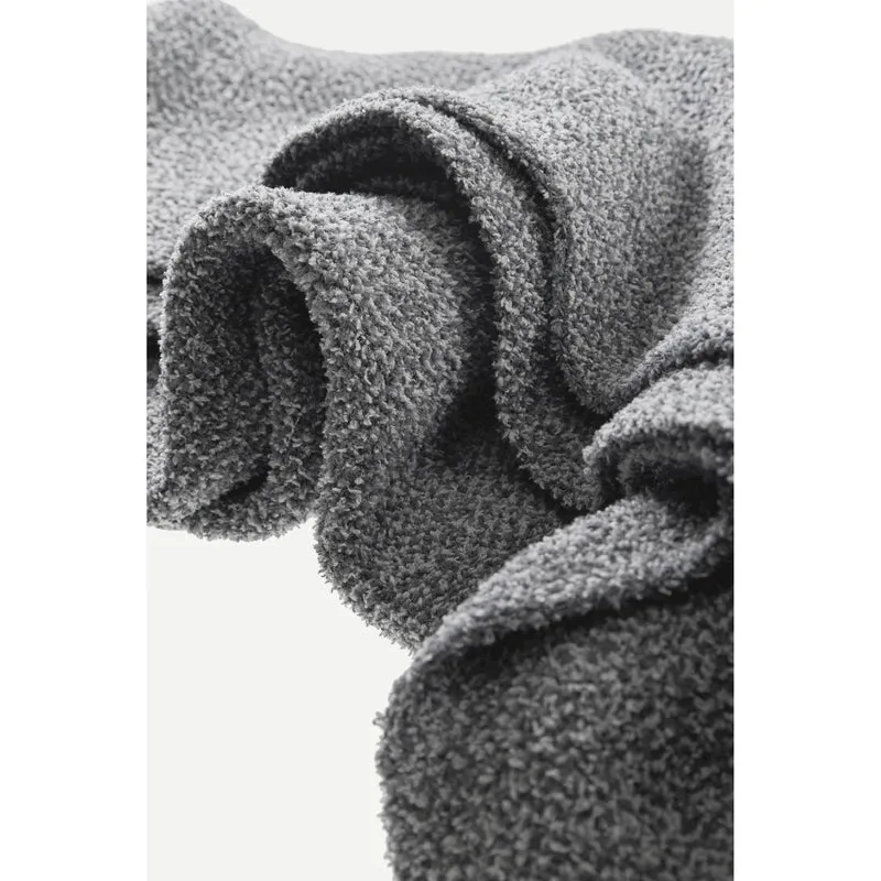 SCHÖNER WOHNEN Kuscheldecke - hochwertige Strickoptik - 130x170cm