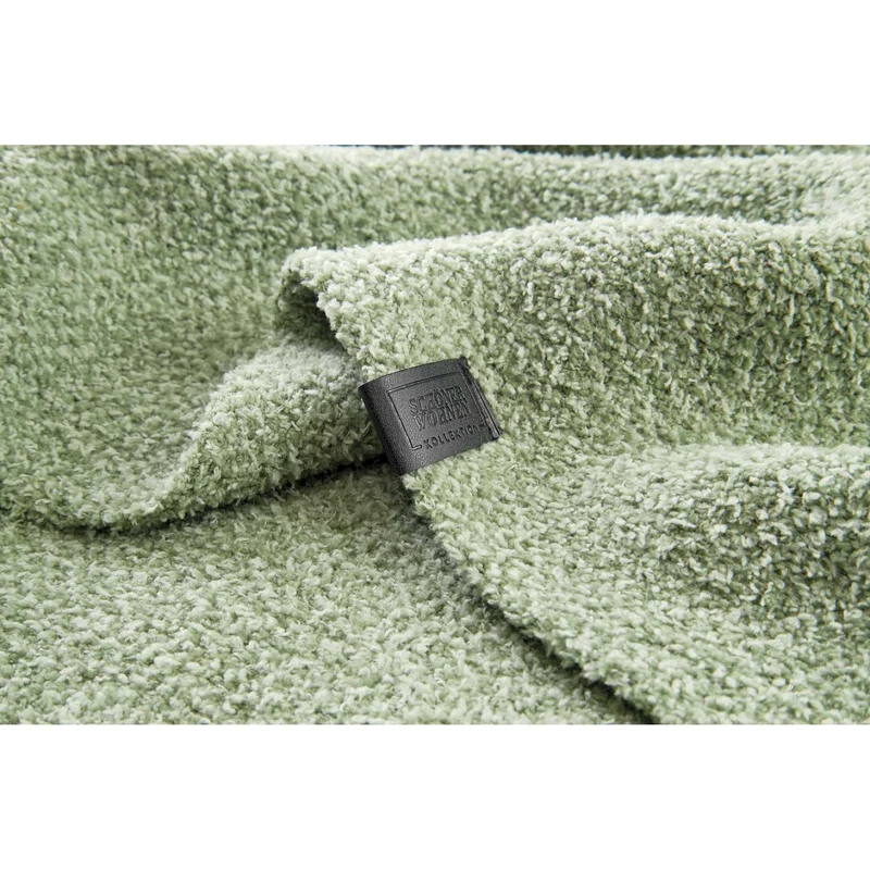 SCHÖNER WOHNEN Kuscheldecke - hochwertige Strickoptik - 130x170cm