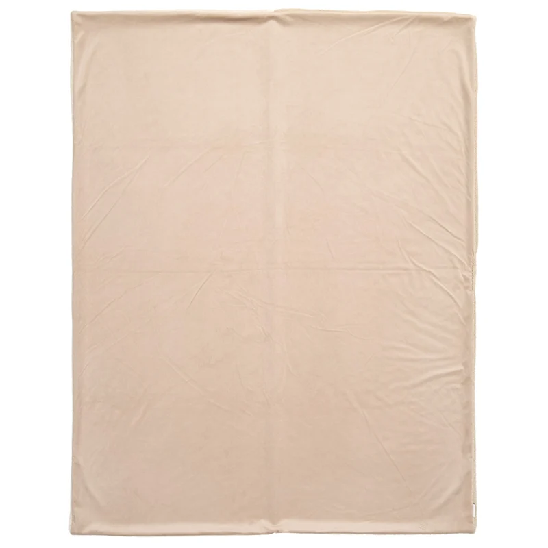 TOM TAILOR Kuscheldecke - flauschiger Teddystoff & Velvet - 130x170cm